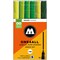 Molotow ONE4ALL Acrylic Paint Marker Character 6-Color Set, 2mm, Assorted Colors, 1 Set Each